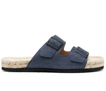 Pantoletten mit Espadrille-Sohle