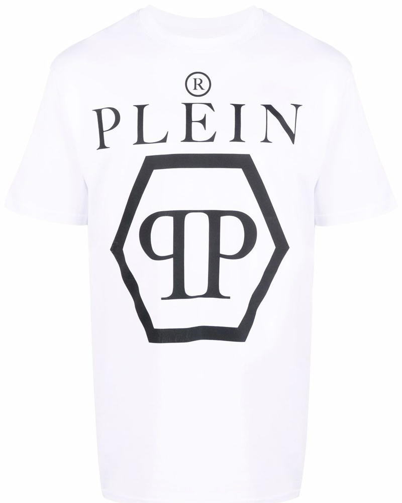 Philipp Plein Damen T-Shirt mit Logo-Print