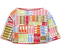 Cropped-Top mit Print