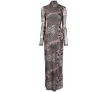 Kleid mit Collagen-Print