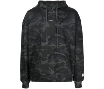 Hoodie mit Camouflage-Print