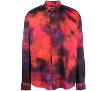 Hemd mit Batikmuster