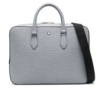 4810 textured leather laptop bag