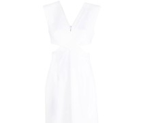 Plissiertes Kleid mit Cut-Outs