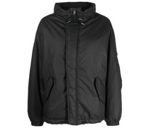 Gefütterter Parka mit Reißverschluss