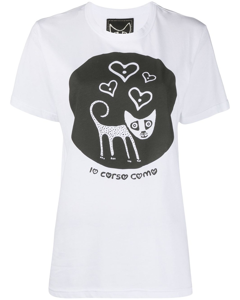 10 Corso Como Damen T-Shirt mit grafischem Print