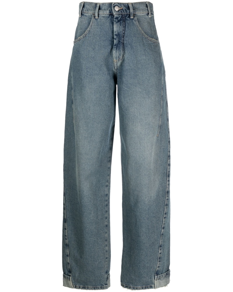 Andrea Ya'aqov Damen Weite High-Rise-Jeans