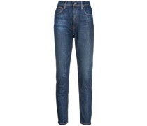 Skinny-Jeans mit hohem Bund