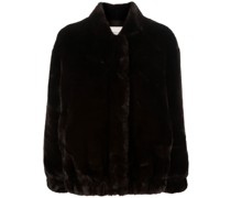 Oversized-Jacke aus Faux Fur