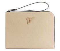 Fabian Clutch mit Logo-Schild