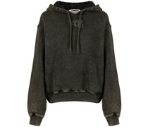 Hoodie mit Logo-Stickerei