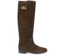 Kniehohe Wildlederstiefel