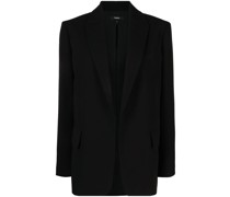 Einreihiger Blazer aus Krepp