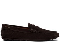 Bestickte Loafer mit runder Kappe