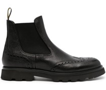 Chelsea-Boots aus strukturiertem Leder
