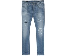 Halbhohe George Skinny-Jeans