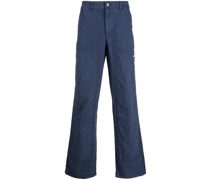 Halbhohe Straight-Leg-Hose