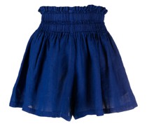 Leinenshorts mit Stretchbund