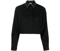 Verziertes Cropped-Hemd