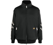 Jacke mit Logo-Stickerei