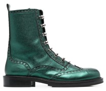Armada Stiefel aus metallischem Leder