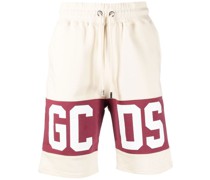 Segelshorts mit Logo-Print