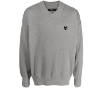 Pullover mit Logo-Stickerei
