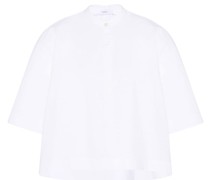 Cropped-Hemd aus Popeline