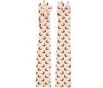 Handschuhe mit Sichelmond-Print