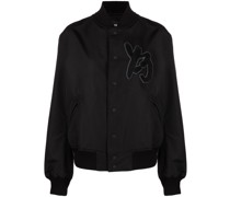 Bomberjacke mit Logo-Patch