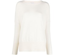 Kaschmirpullover mit Rundhalsausschnitt