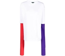 T-Shirt aus Seide im Layering-Look