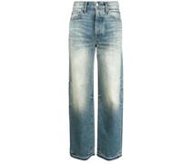 Gerade Jeans im Distressed-Look