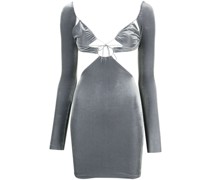 Rückenfreies Minikleid aus Samt