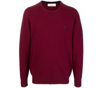 Pullover mit Logo-Stickerei