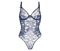 Body mit Blumenstickerei
