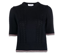 T-Shirt in Pointelle-Strick