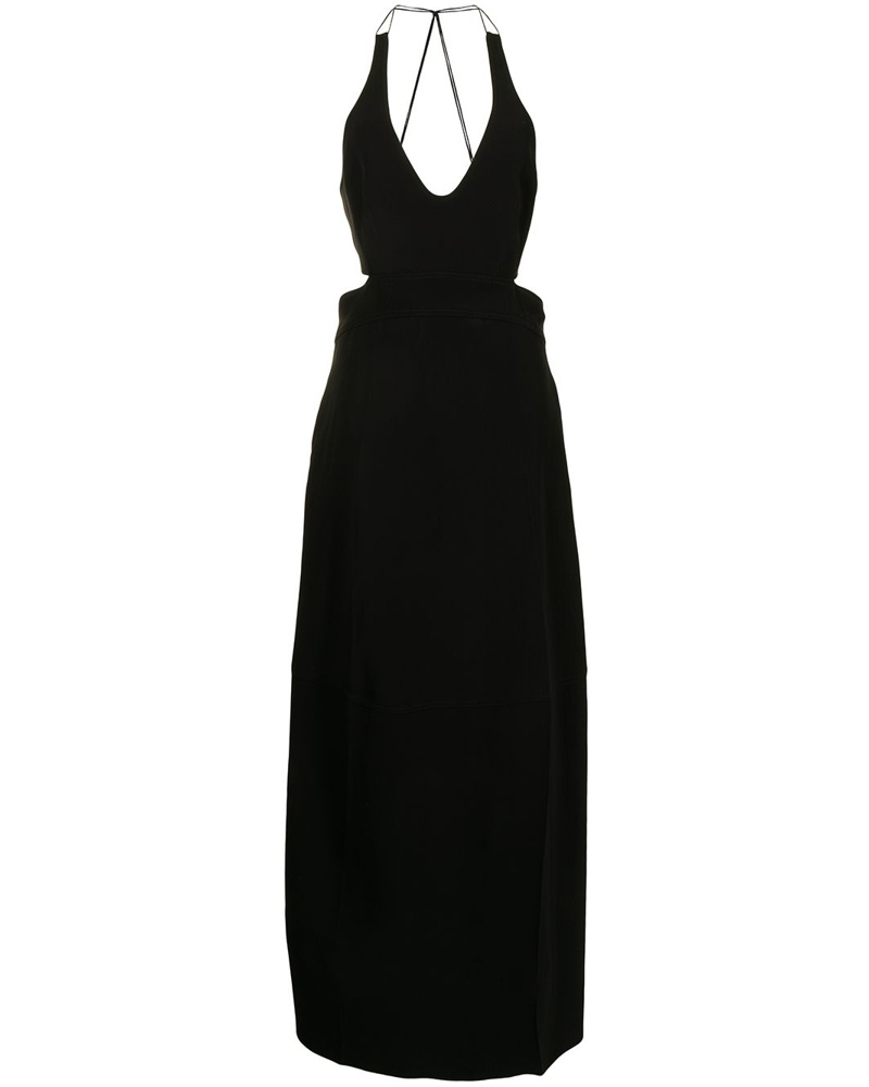 Victoria Beckham Damen Maxikleid mit Neckholder