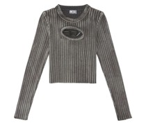 Gestrickter Pullover mit Cut-Outs
