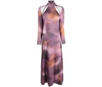 Kleid mit abstraktem Print