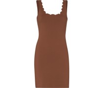 Minikleid mit Wellensaum