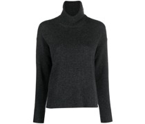 Gerippter Rollkragenpullover