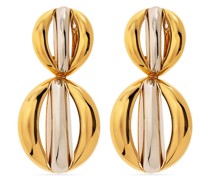 Mandarin pendant clip-on earrings