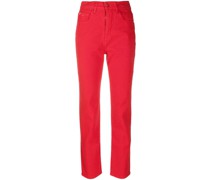 Taillenjeans mit geradem Bein
