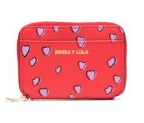 heart-motif leather purse