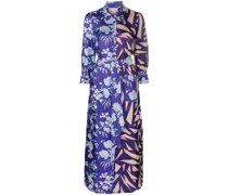 Hemdkleid mit Print-Mix