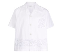 decorative-stitching cotton shirt