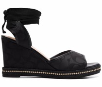 Wedge-Sandalen mit FF-Monogramm