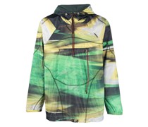 Kapuzenjacke mit grafischem Print