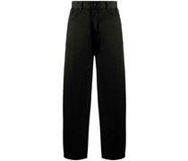 Halbhohe Straight-Leg-Jeans